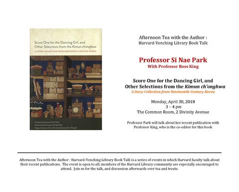 April 30 HYI Book Talk